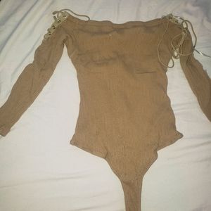 Brown bodysuit